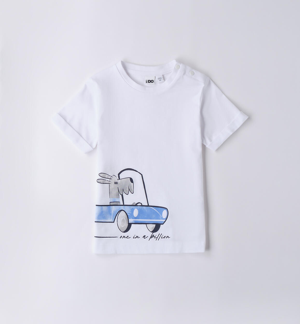 T-Shirt bianca bambino BIANCO iDO