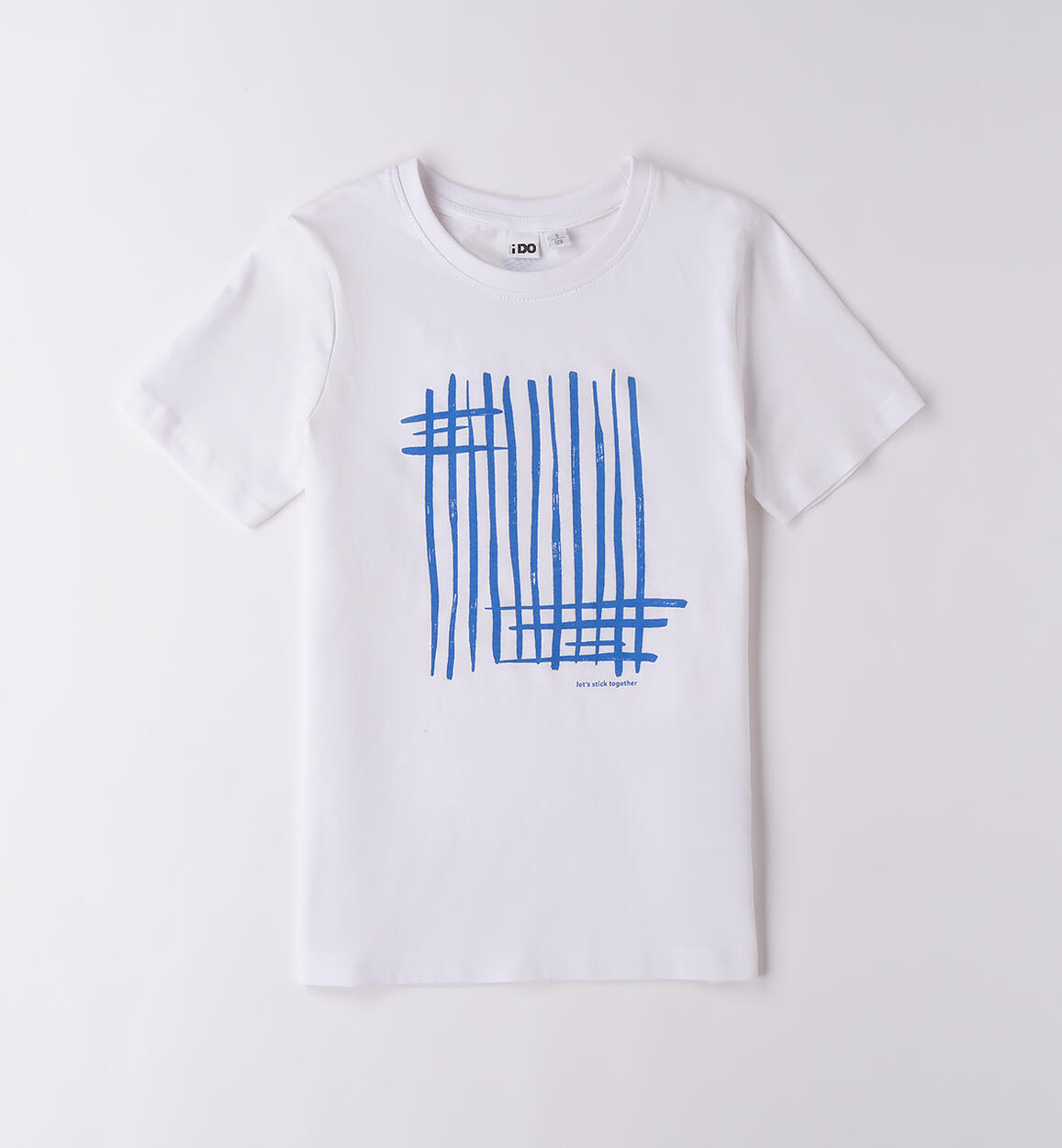 T-shirt bianca da ragazzo BIANCO iDO