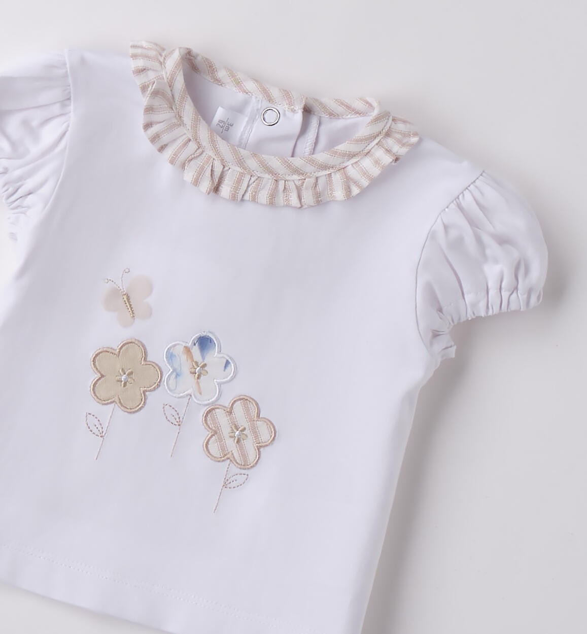 T-Shirt bimba Minibanda BIANCO-0113 - 0493B72400