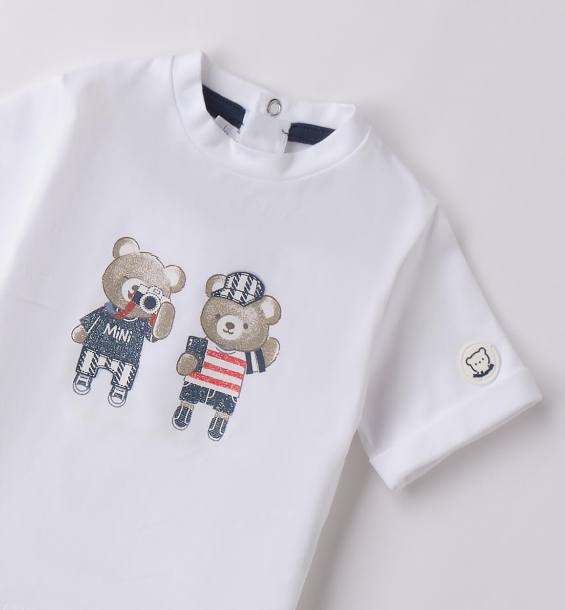 T-Shirt bimbo Minibanda BIANCO-0113 - 0213B61300