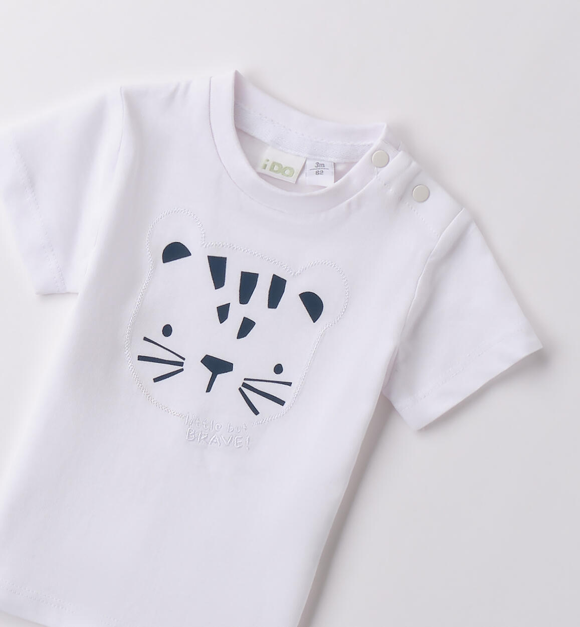 T-Shirt bimbo neonato BIANCO-0113 - 0214B167G0