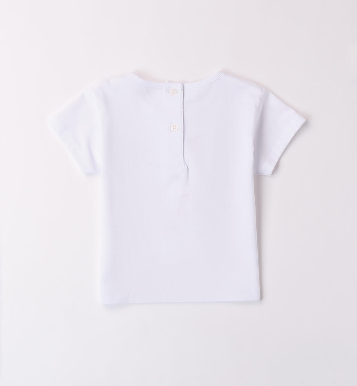 T-shirt con strass per bambina BIANCO-0113 - 1494B51600