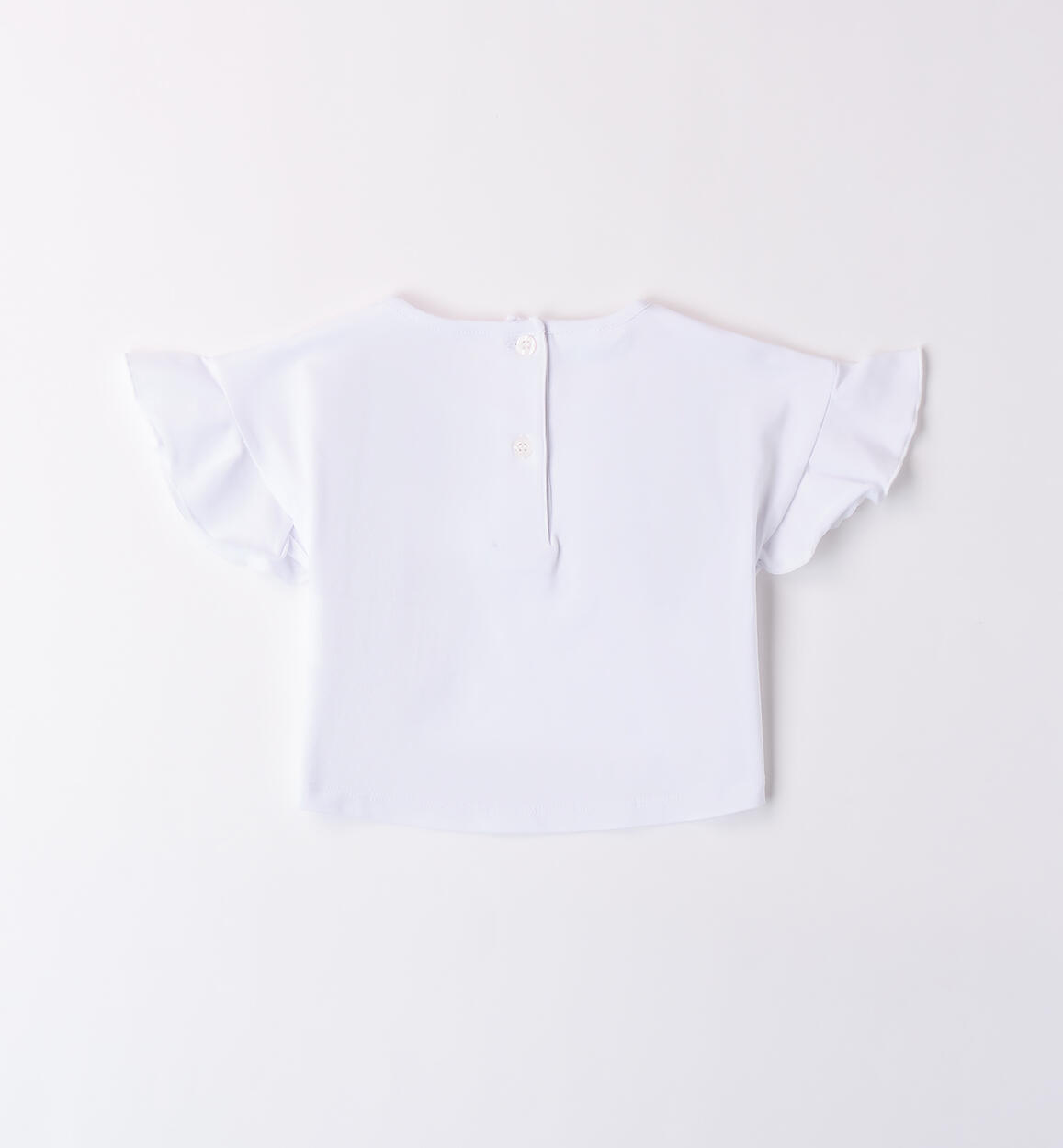 T Shirt cropped bambina BIANCO-0113 - 1494B51000