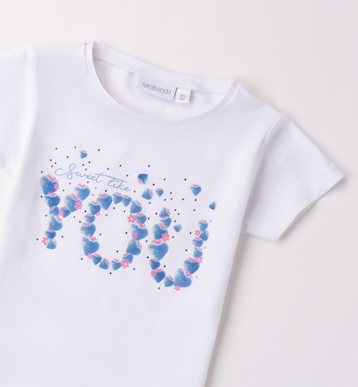 T Shirt da bambina BIANCO-0113 - 1490B31200