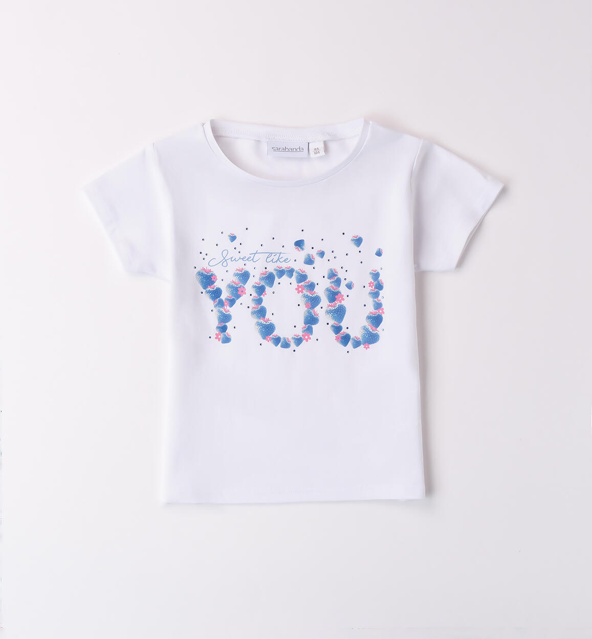 T Shirt da bambina BIANCO-0113 - 1490B31200