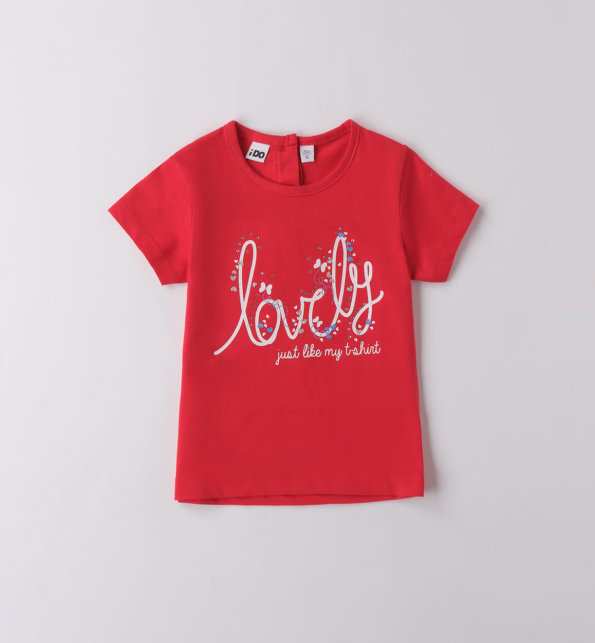 T Shirt da bambina ROSSO iDO