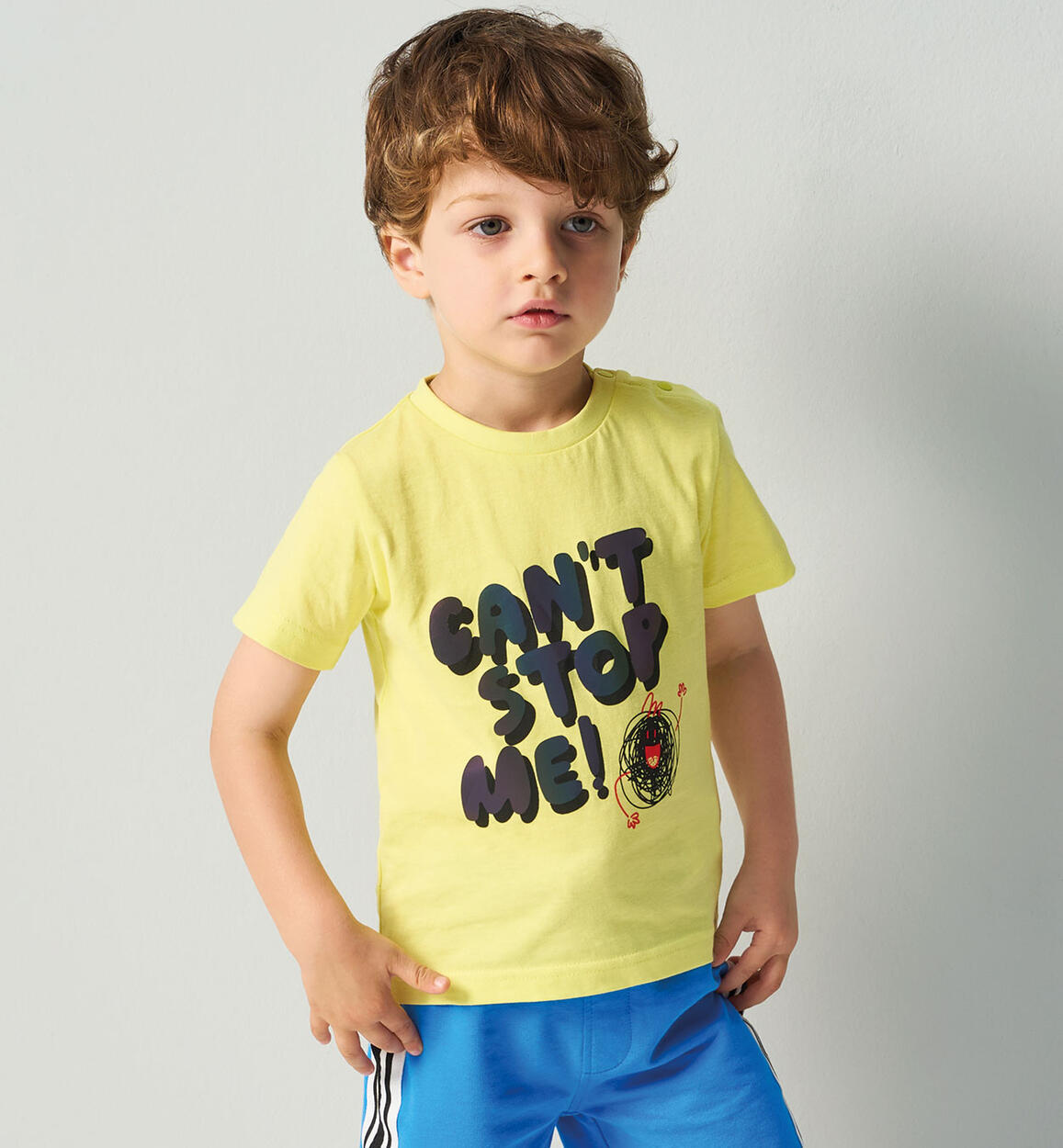 T-Shirt da bambino GIALLO iDO