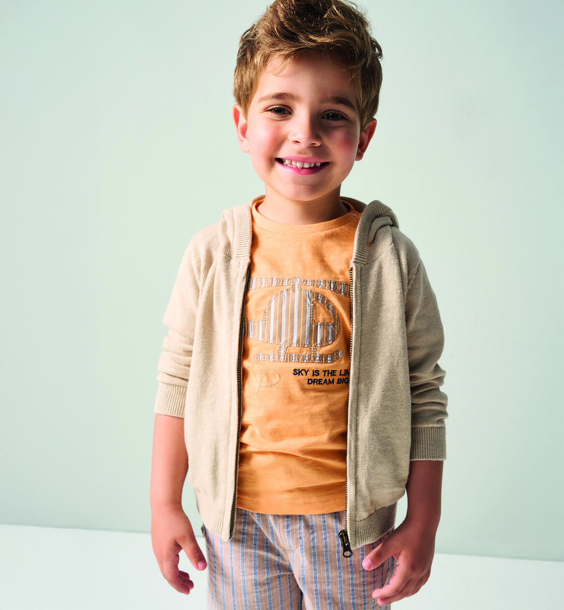 T-shirt da bambino iDO ARANCIONE iDO