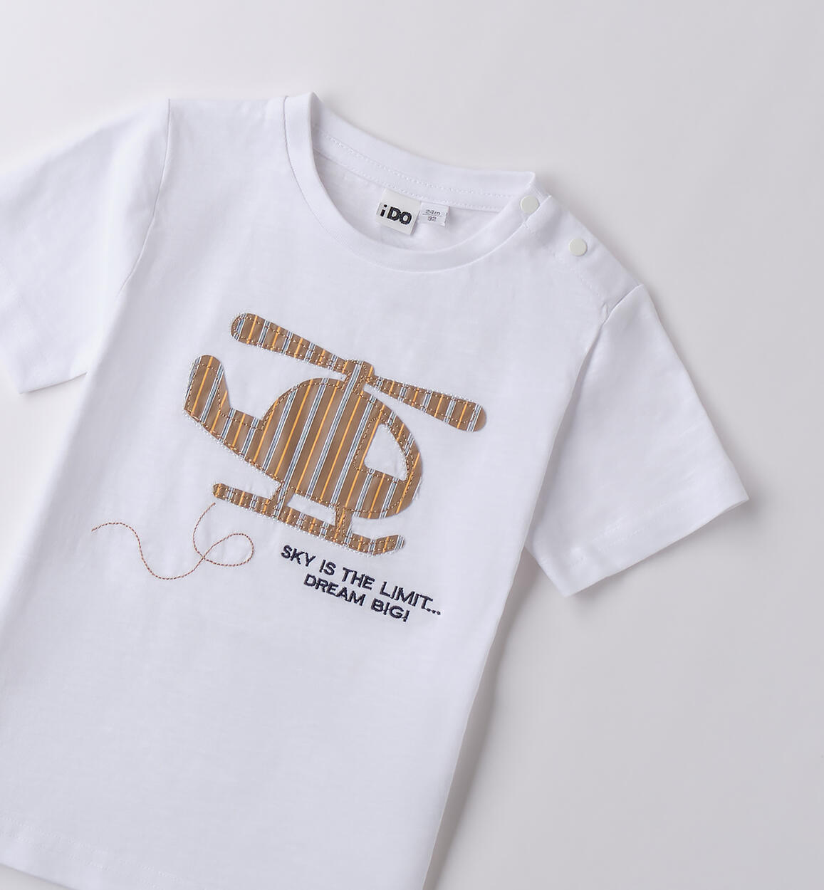 T-shirt da bambino iDO BIANCO-0113 - 1214B26800