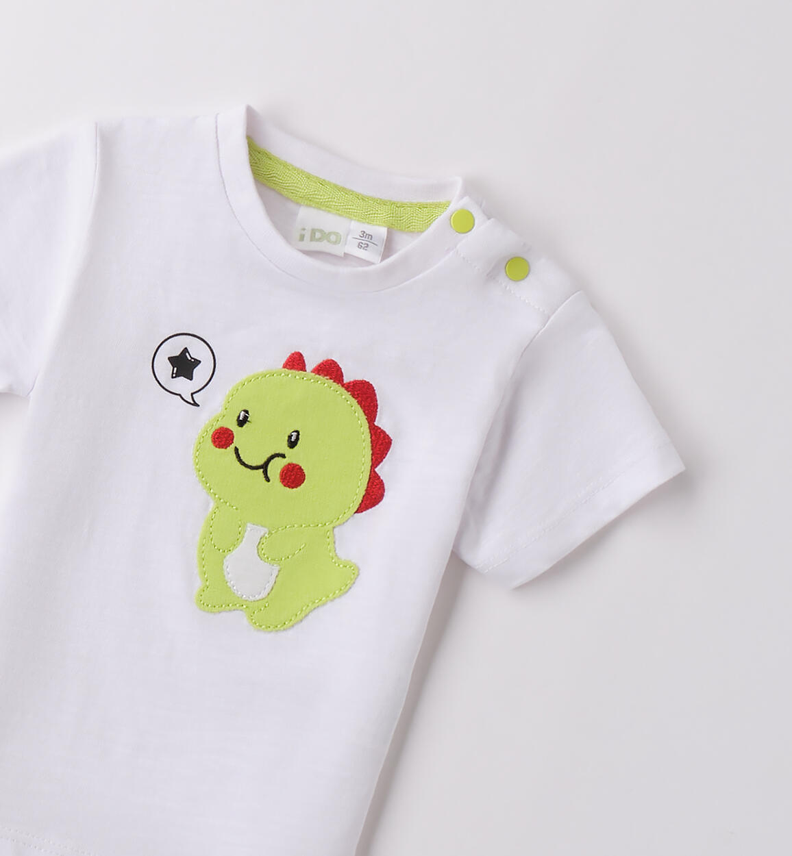 T-shirt da neonato BIANCO-0113 - 0214B167G1