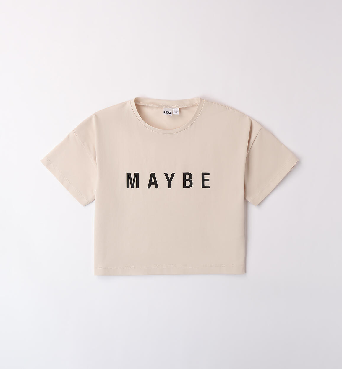 T-shirt da ragazza iDO PANNA iDO