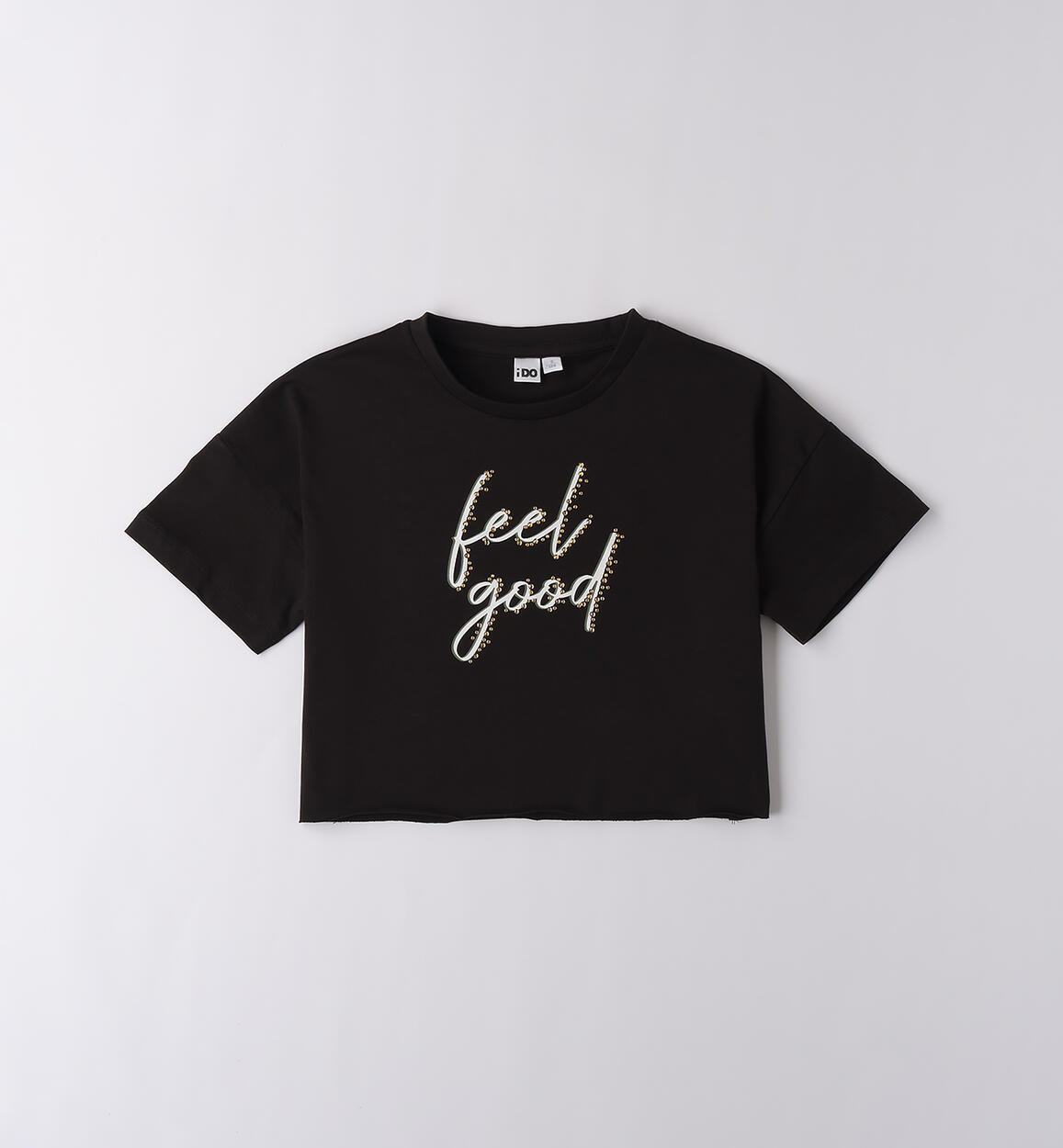 T-shirt da ragazza iDO NERO iDO