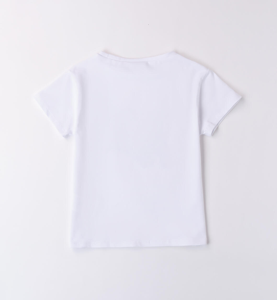 T-Shirt da ragazza Sarabanda BIANCO-AZZURRO-8023 - 2470B51700