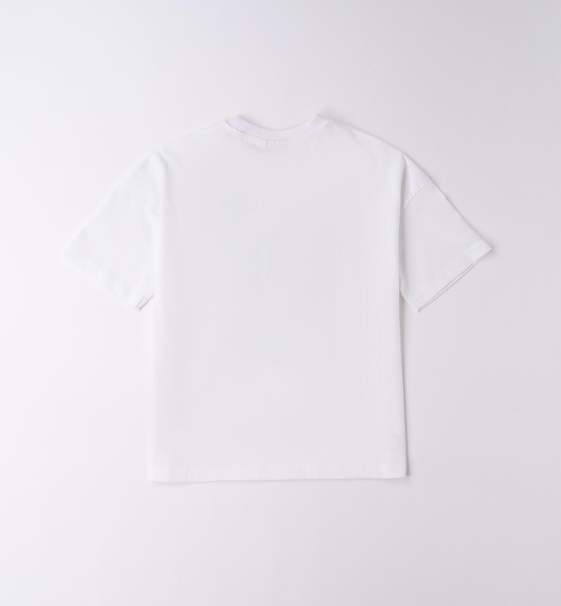 T-shirt da ragazzo BIANCO-0113 - 2430F60300