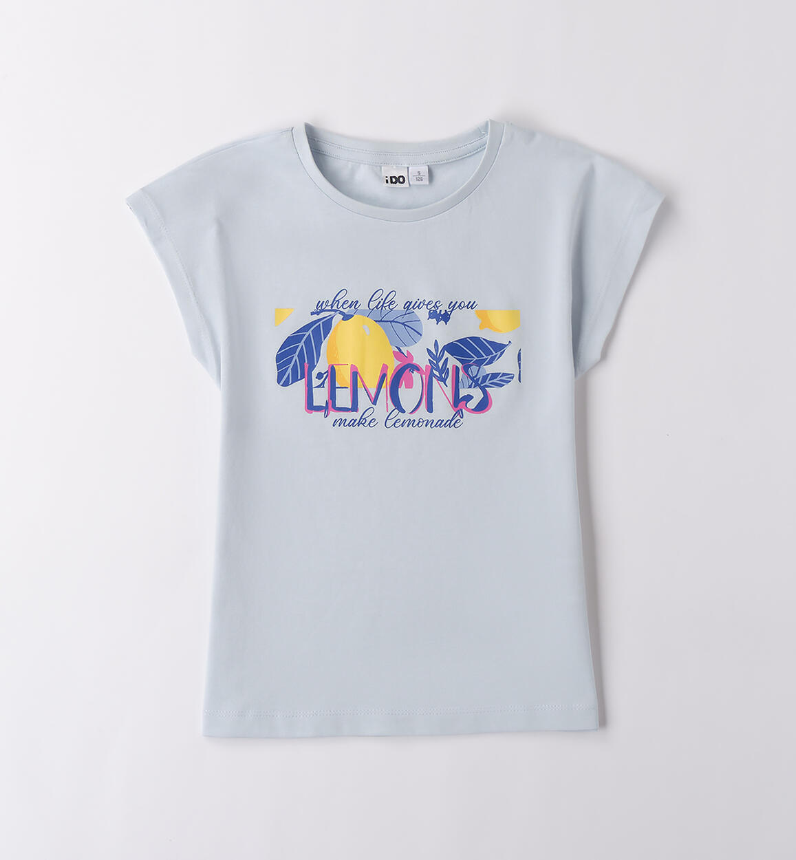 T-shirt da ragazzo iDO AZZURRO iDO