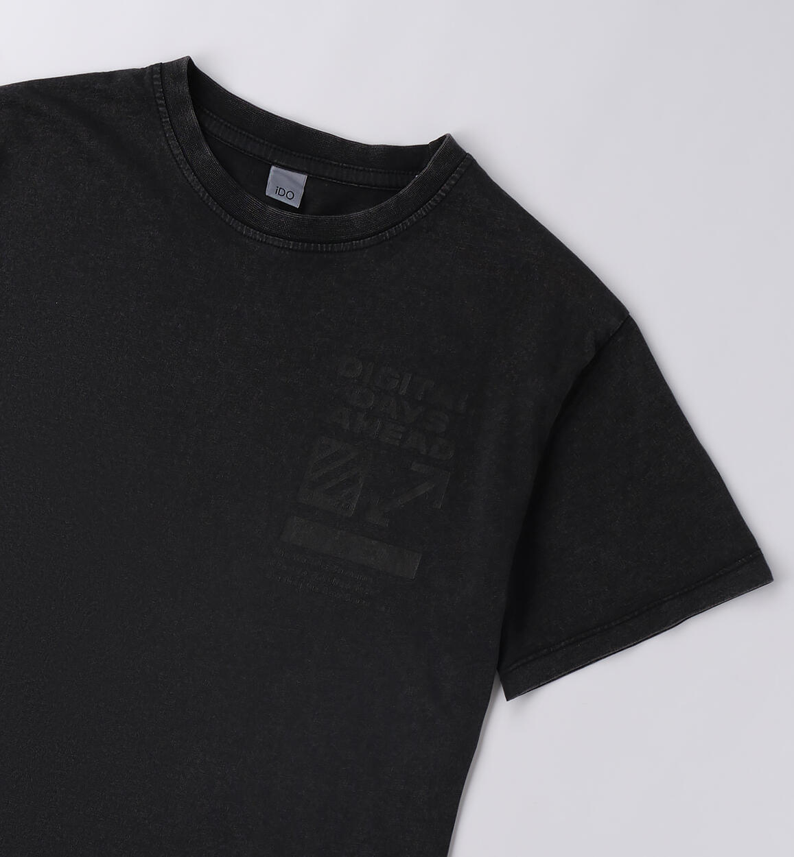 T-shirt da ragazzo NERO-0658 - 2434F40100