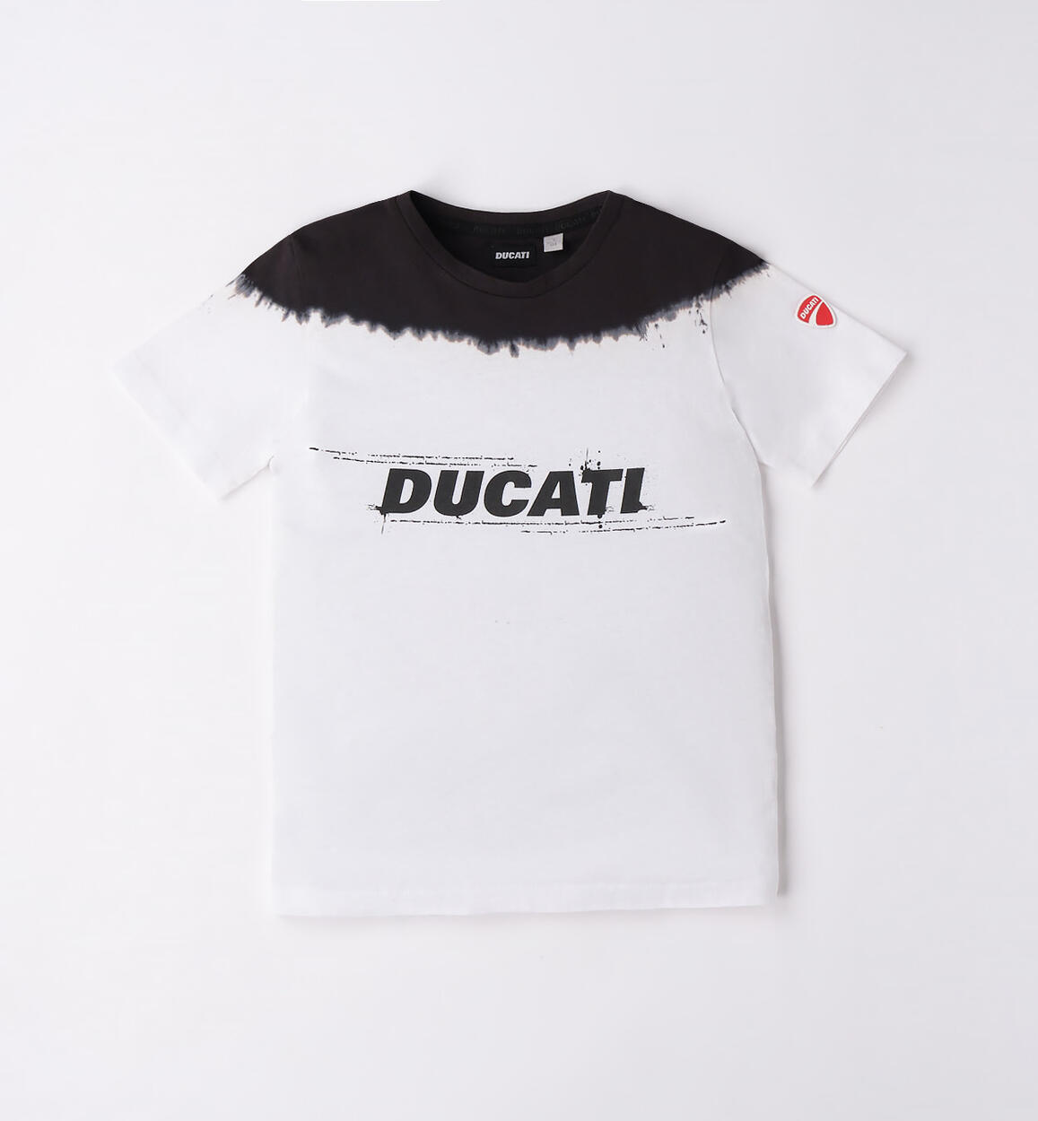 T-shirt Ducati bambino 100% cotone bicolor NERO DUCATI