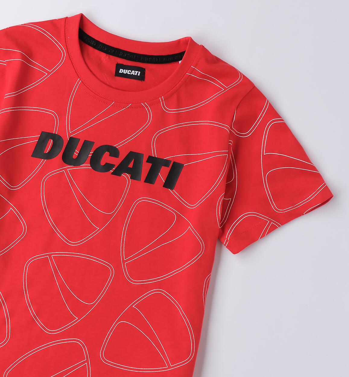 T-shirt Ducati per ragazzo ROSSO-BIANCO-6BPL - 243GB61300