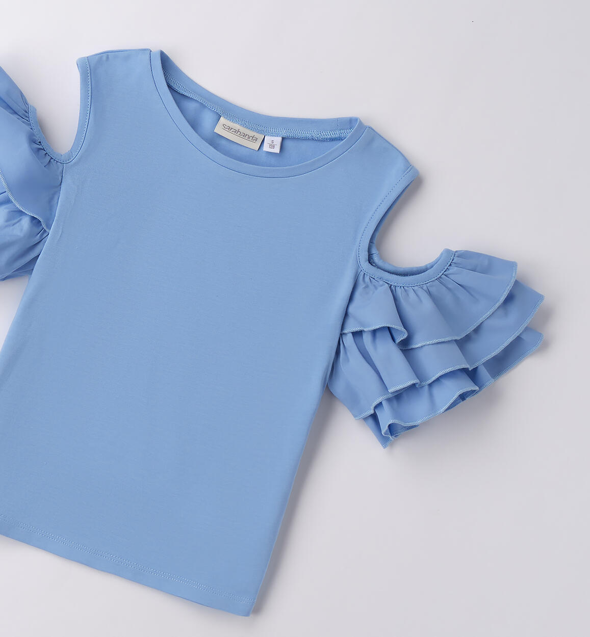 T-shirt estiva ragazza AZZURRO-3635 - 2470B52100