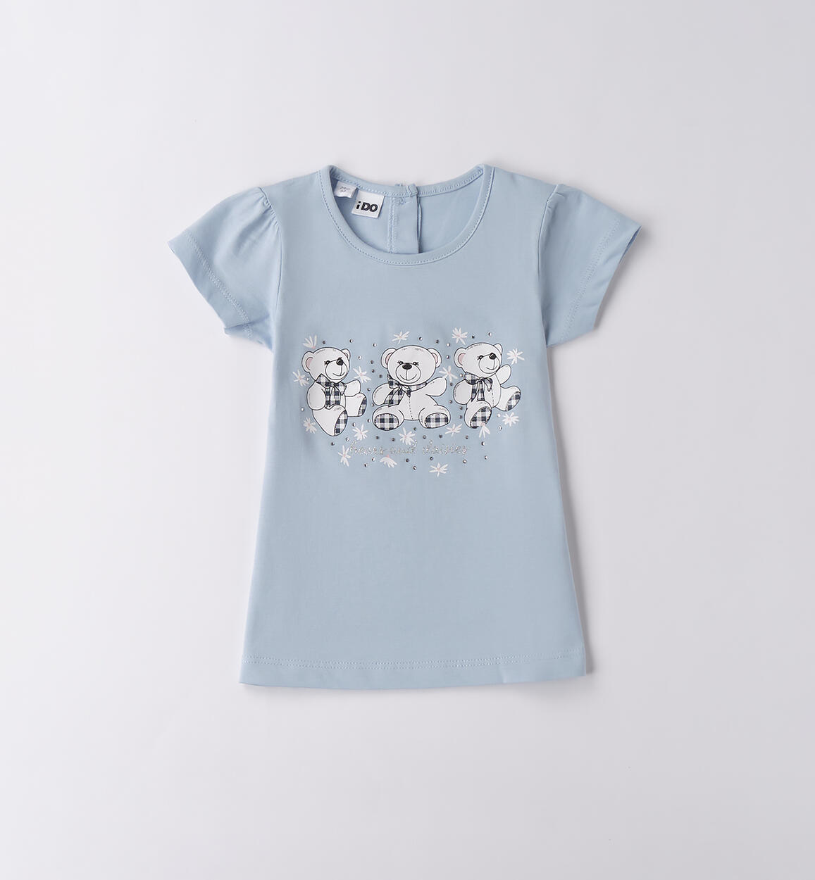 T-Shirt iDO bambina AZZURRO iDO