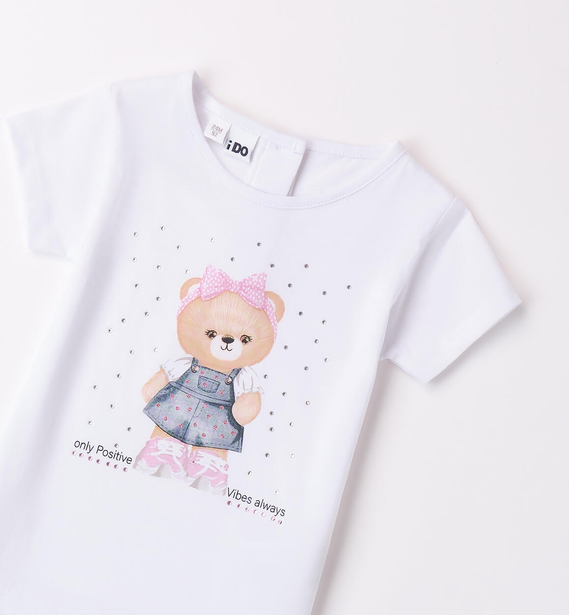 T Shirt iDO bambina BIANCO-0113 - 1494B36400