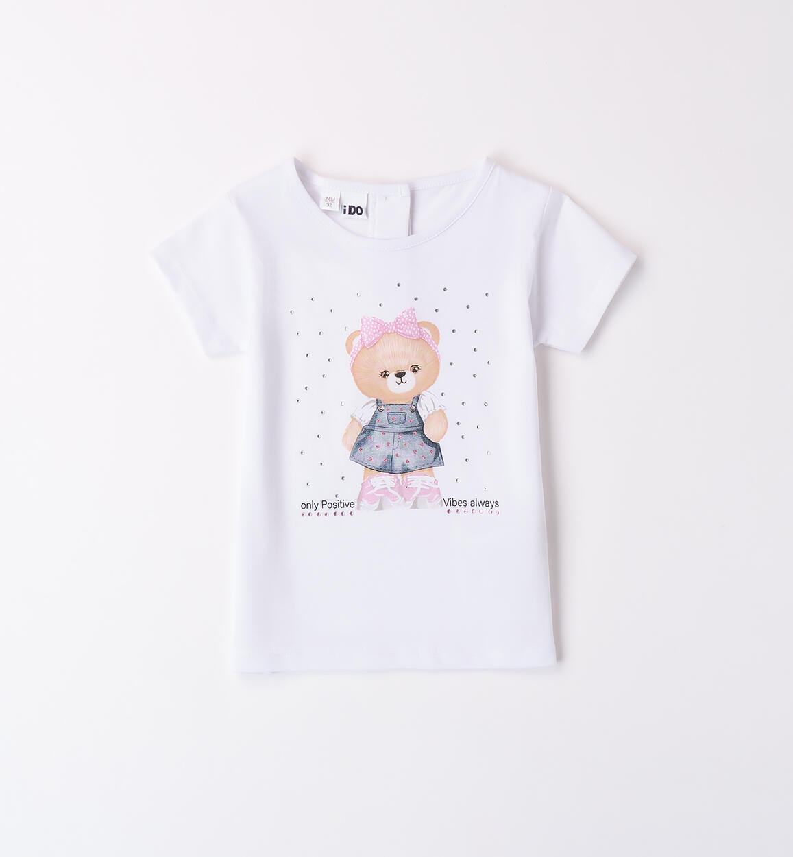 T Shirt iDO bambina BIANCO-0113 - 1494B36400