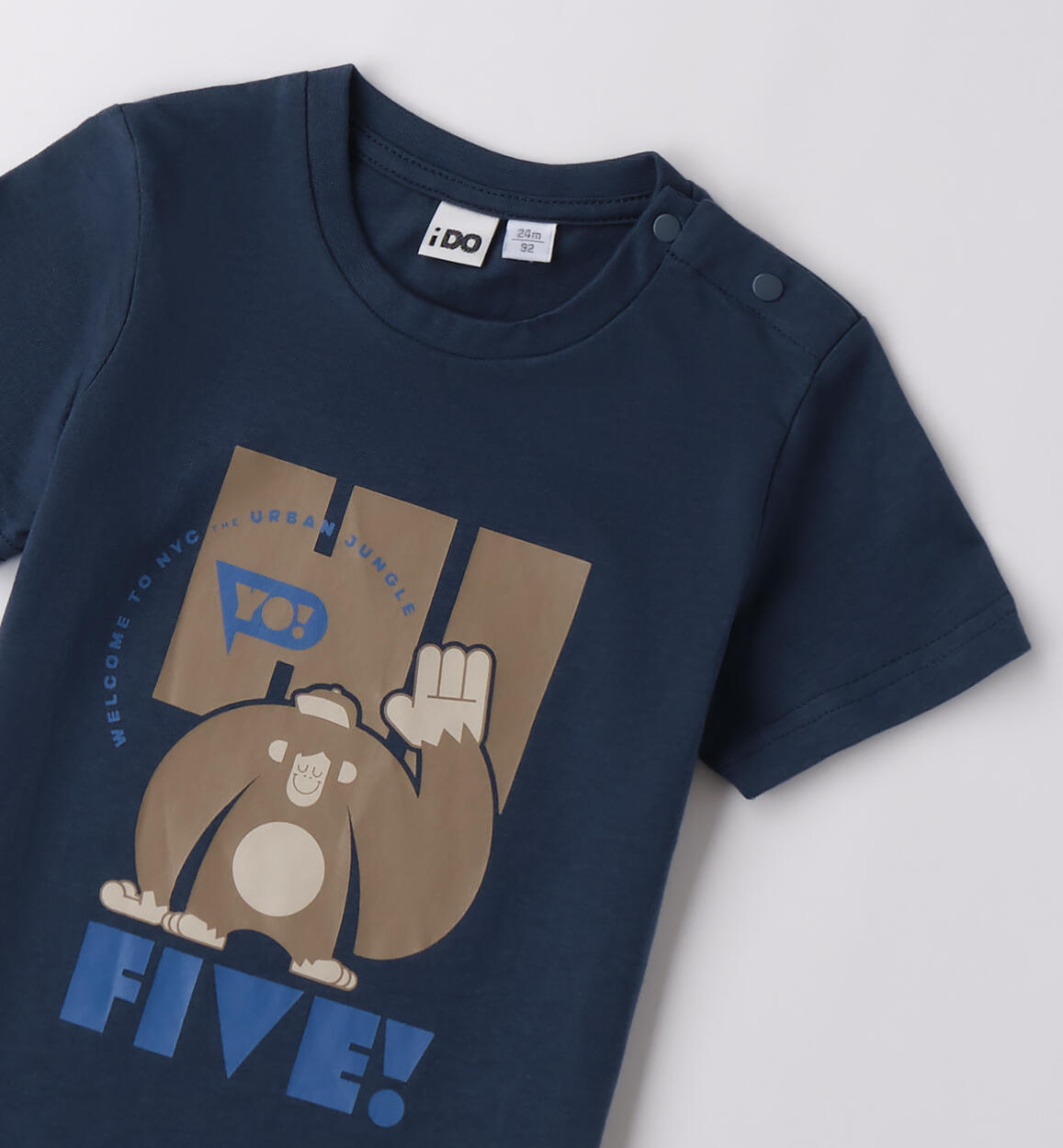 T-Shirt iDO bambino BLU-3656 - 1214B26500