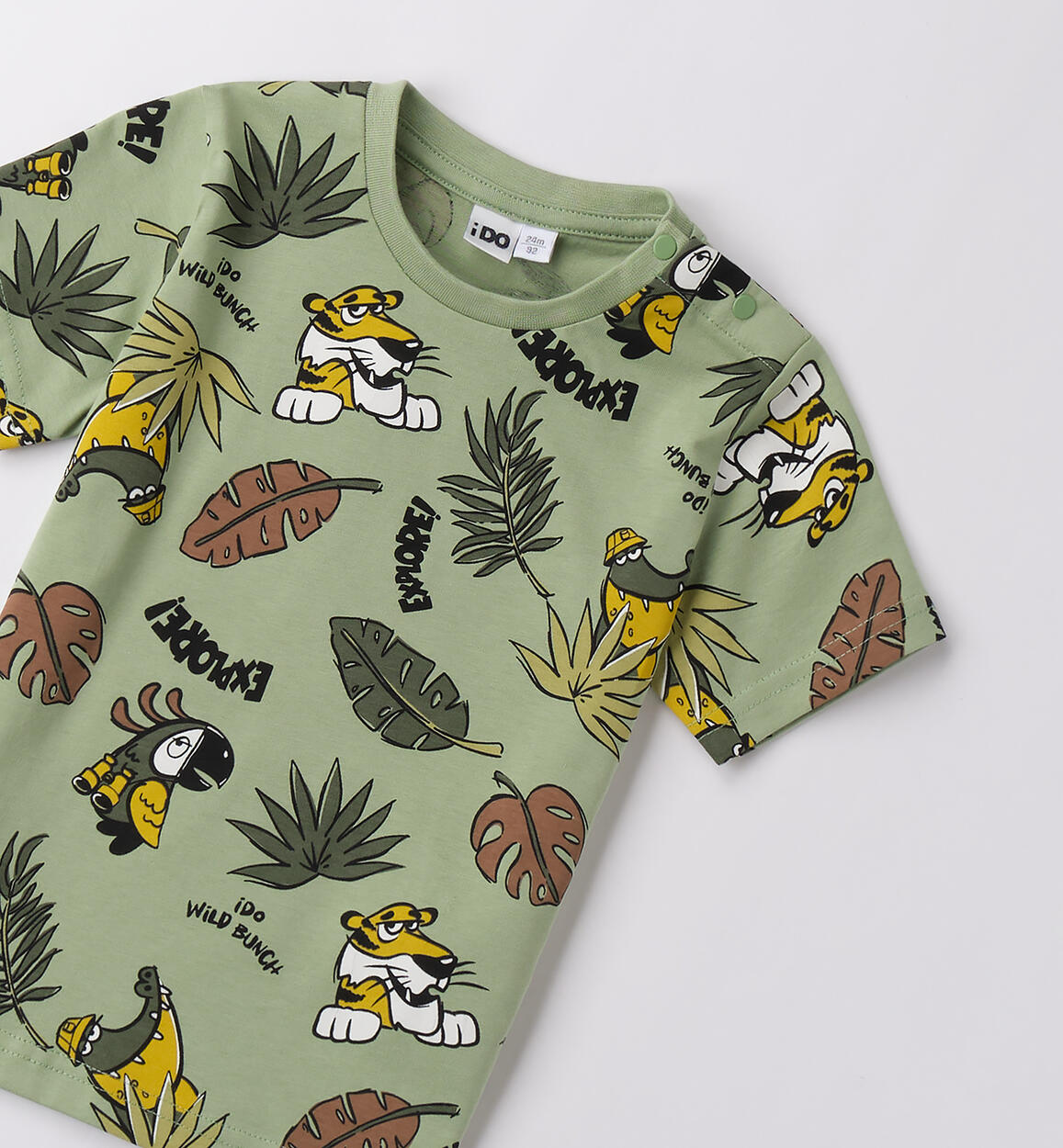 T Shirt iDO bambino VERDE-VERDE-6BHM - 1214B46000