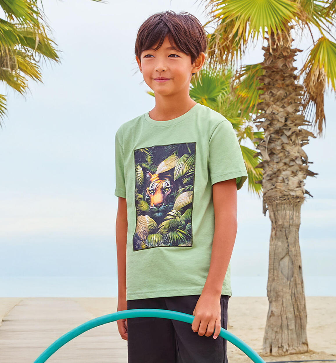 T-shirt iDO ragazzo VERDE iDO