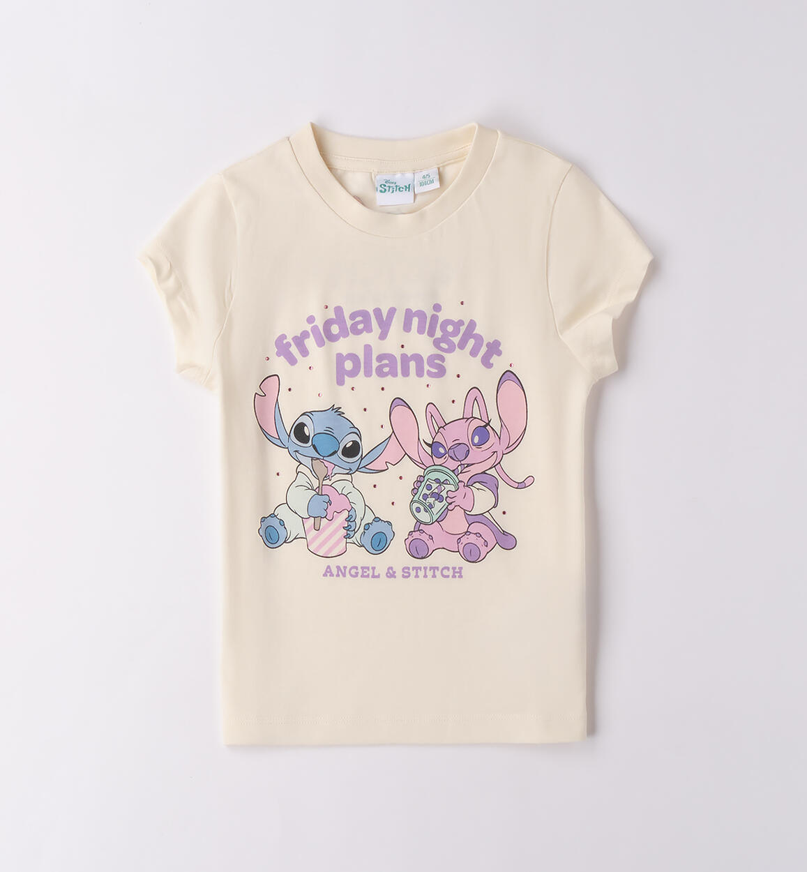T-Shirt Lilo e Stitch bambina BIANCO SPECIAL PROJECT