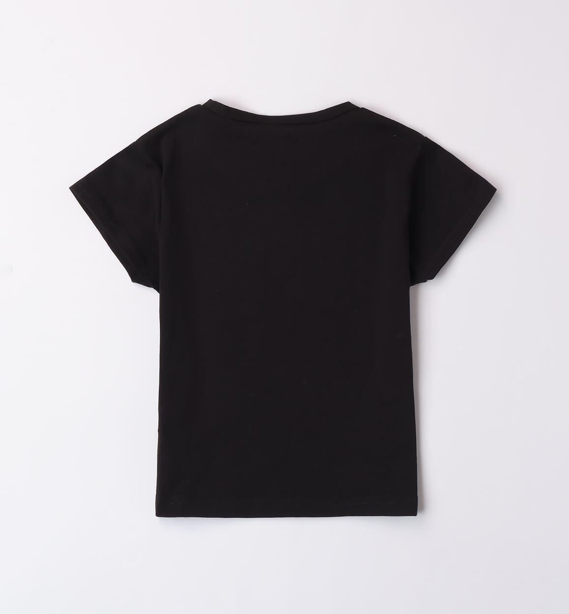 T-Shirt manica corta ragazza NERO-0658 - 2470B44200