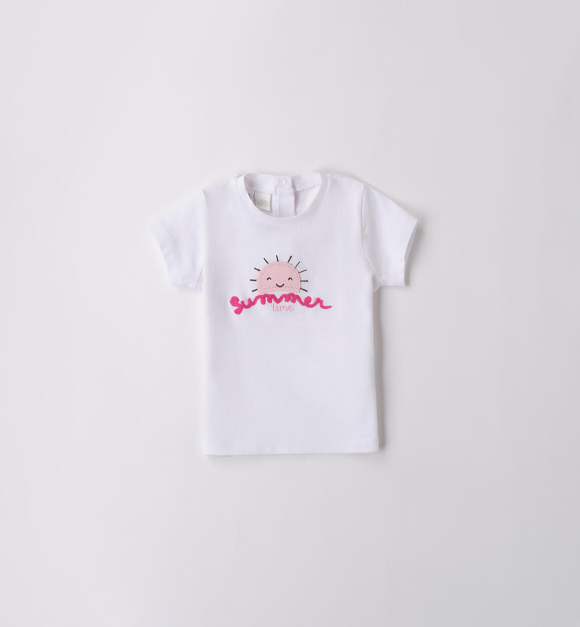 T-Shirt neonata iDOMini BIANCO iDO
