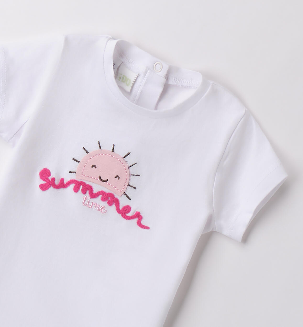 T-Shirt neonata iDOMini BIANCO-0113 - 0494B182G0