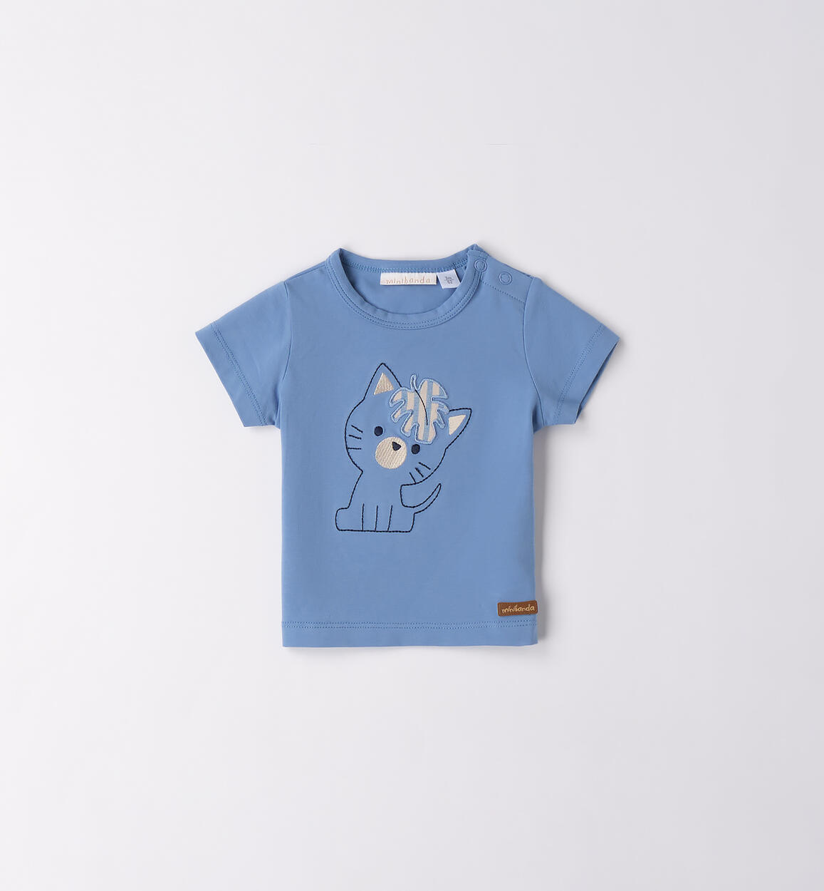 T-Shirt neonato Minibanda BLU Minibanda