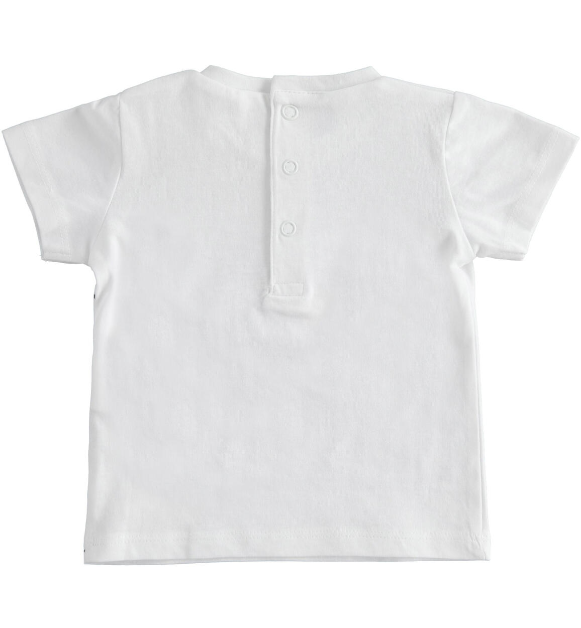 Newborn t-shirt unisex model with sweet print for newborns from 1 to 24 months iDO BIANCO-0113 - 0214405600