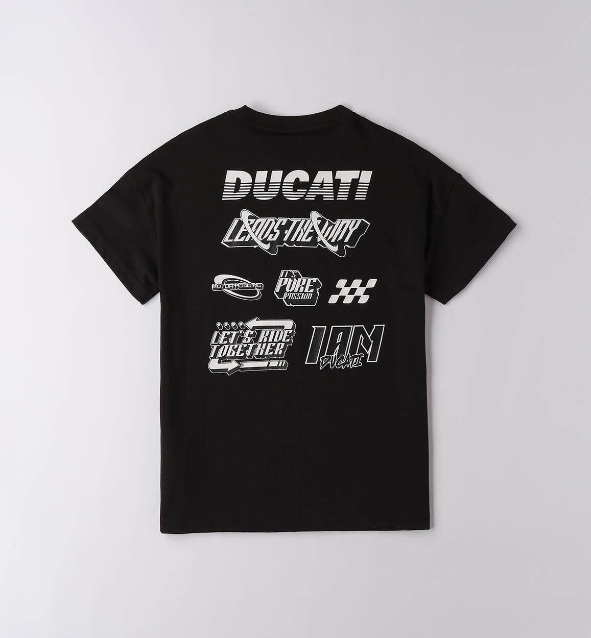 T-shirt over Ducati per ragazzo NERO-0658 - 243GB63400