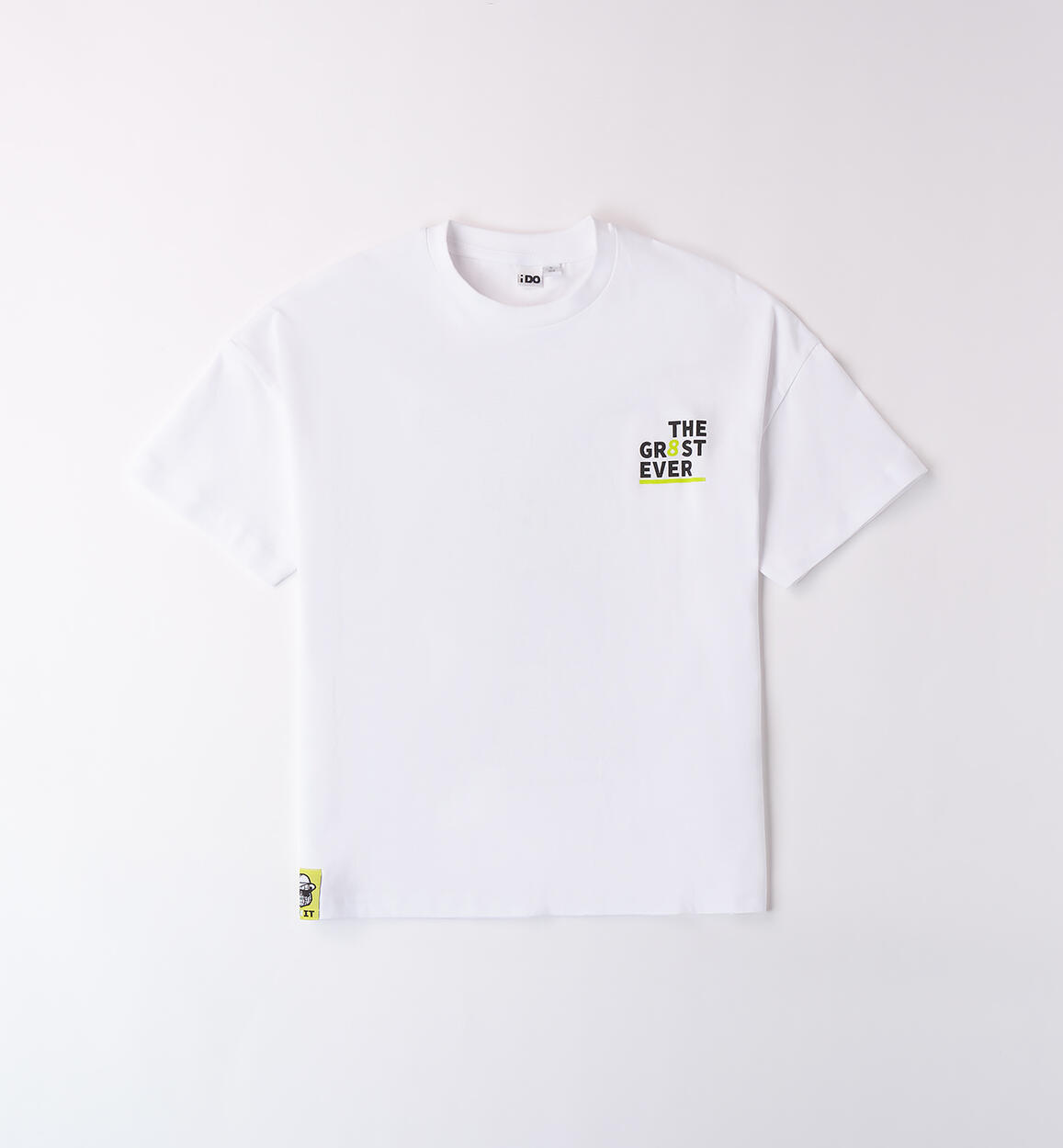 T-shirt over per ragazzo BIANCO iDO