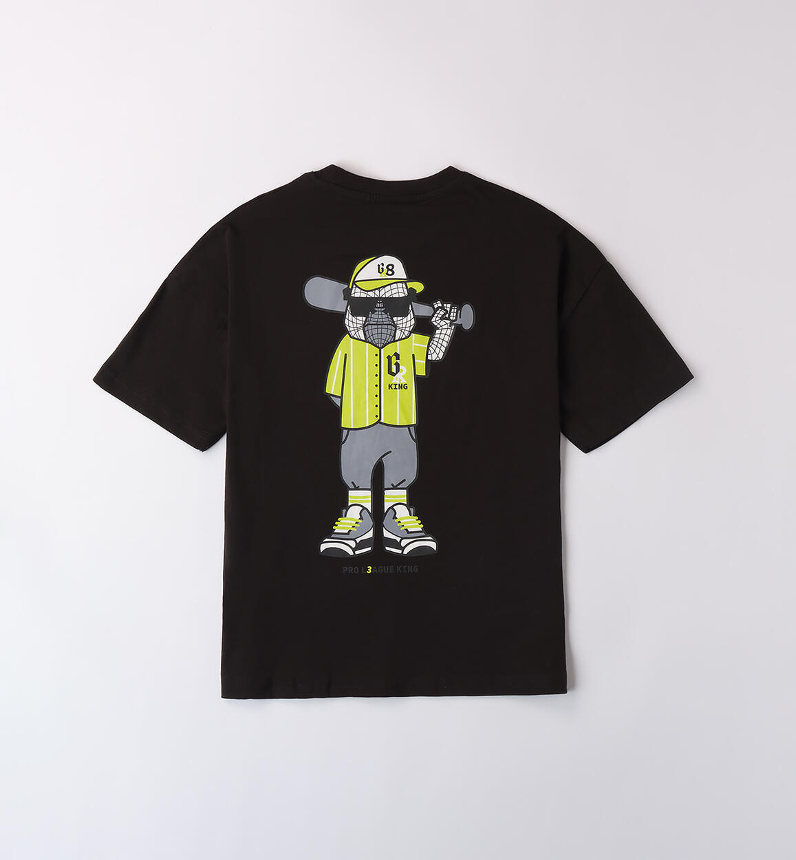 T-shirt over per ragazzo NERO-0658 - 2434B61200