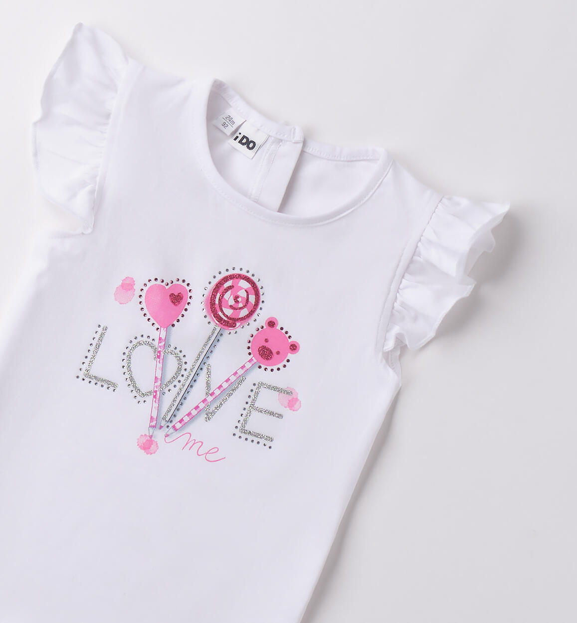 T-shirt per bambina BIANCO-0113 - 1494B51700