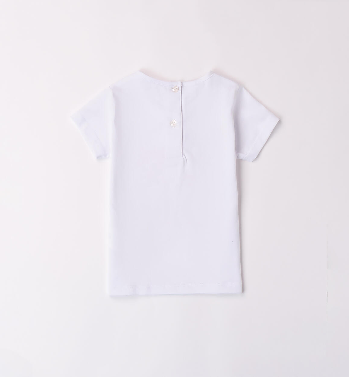 T-shirt per bambina con fiori BIANCO-0113 - 1494B36600
