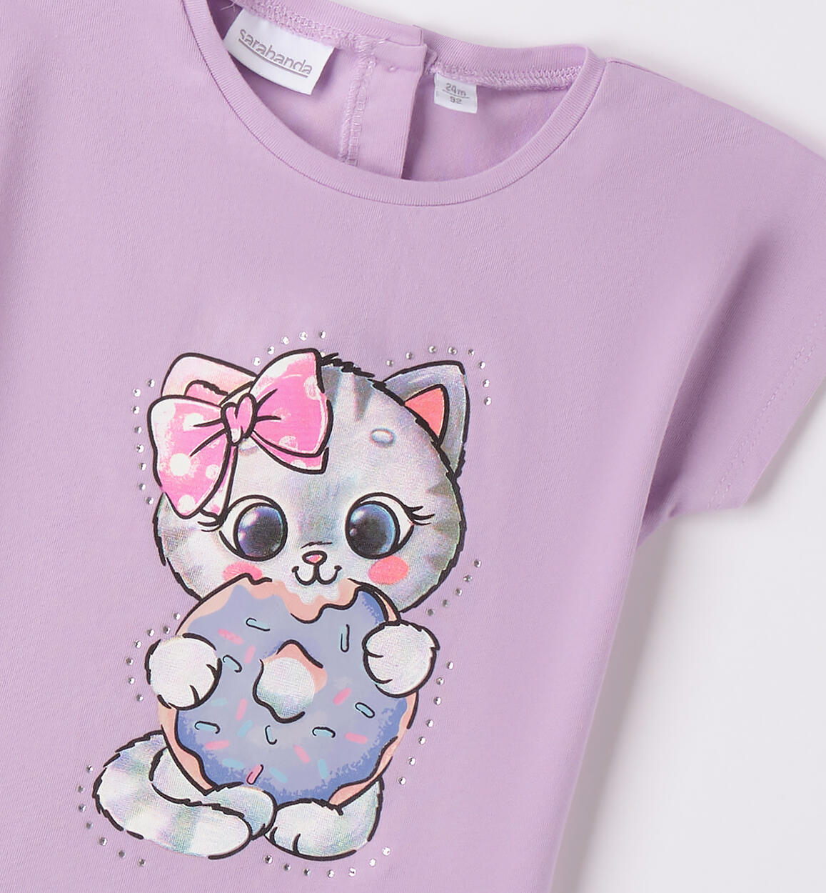 T-shirt per bambina LILLA-3412 - 1490B25000