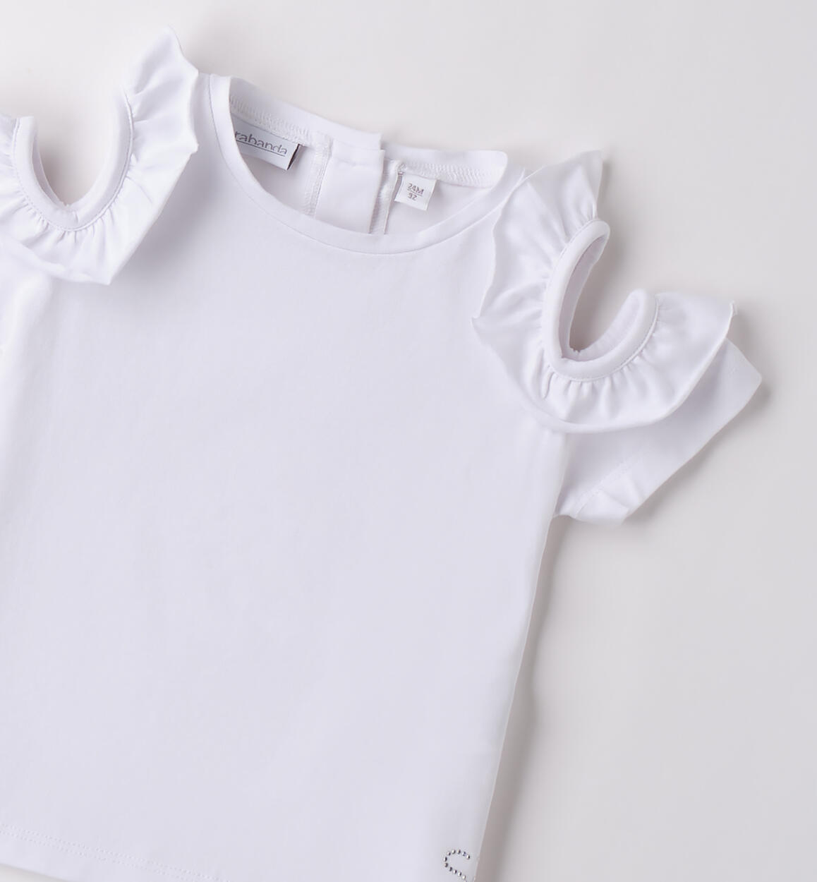 T Shirt per bambina Sarabanda BIANCO-0113 - 1490B31000