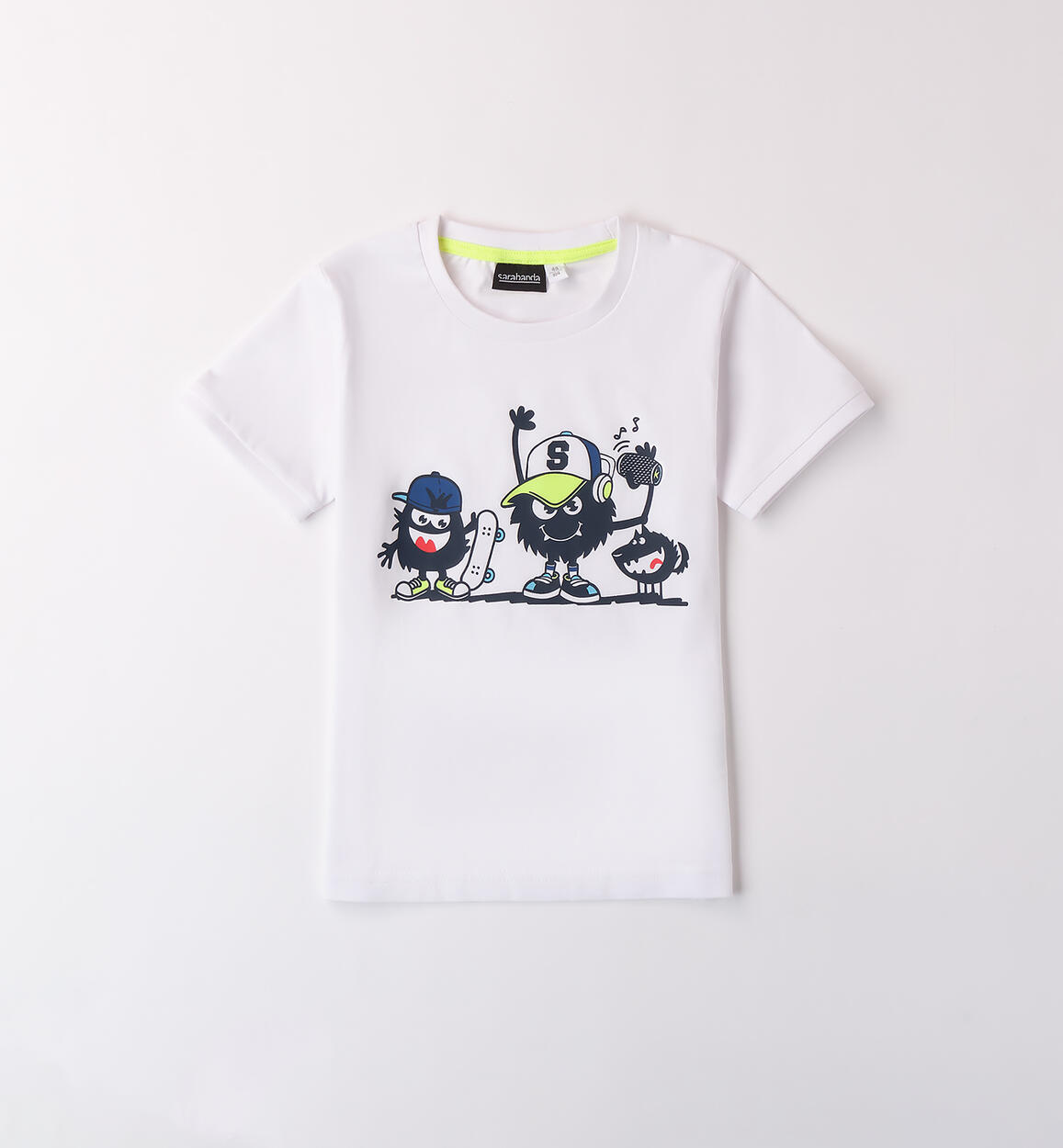T-Shirt per bambino BIANCO-0113 - 1210B02100