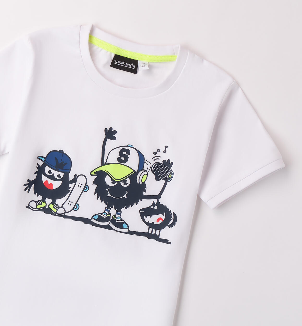 T-Shirt per bambino BIANCO-0113 - 1210B02100