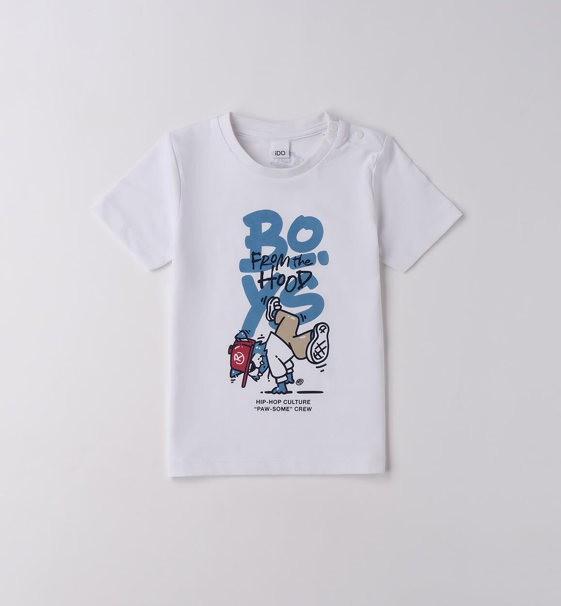 T-shirt per bambino iDO BIANCO-0113 - 1214F23000