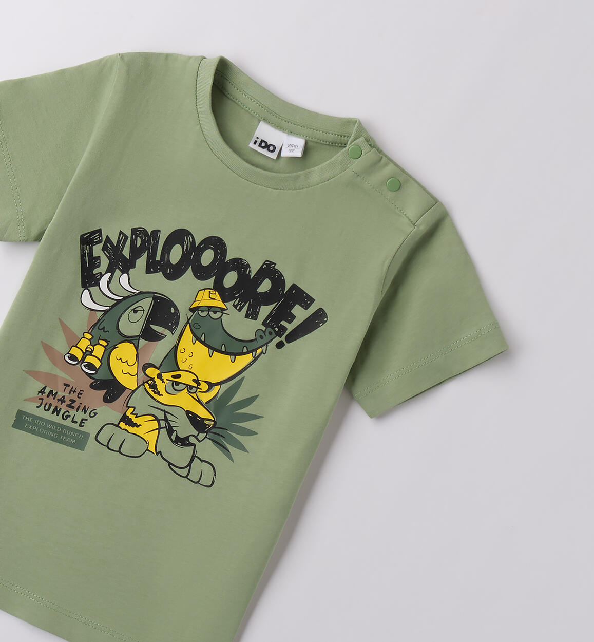 T-shirt per bambino iDO VERDE OLIVA-4911 - 1214B45900