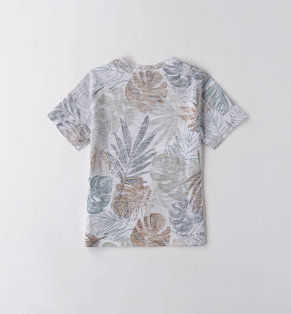 T-Shirt per bambino Sarabanda BIANCO-MULTICOLOR-6BLE - 1210B14000