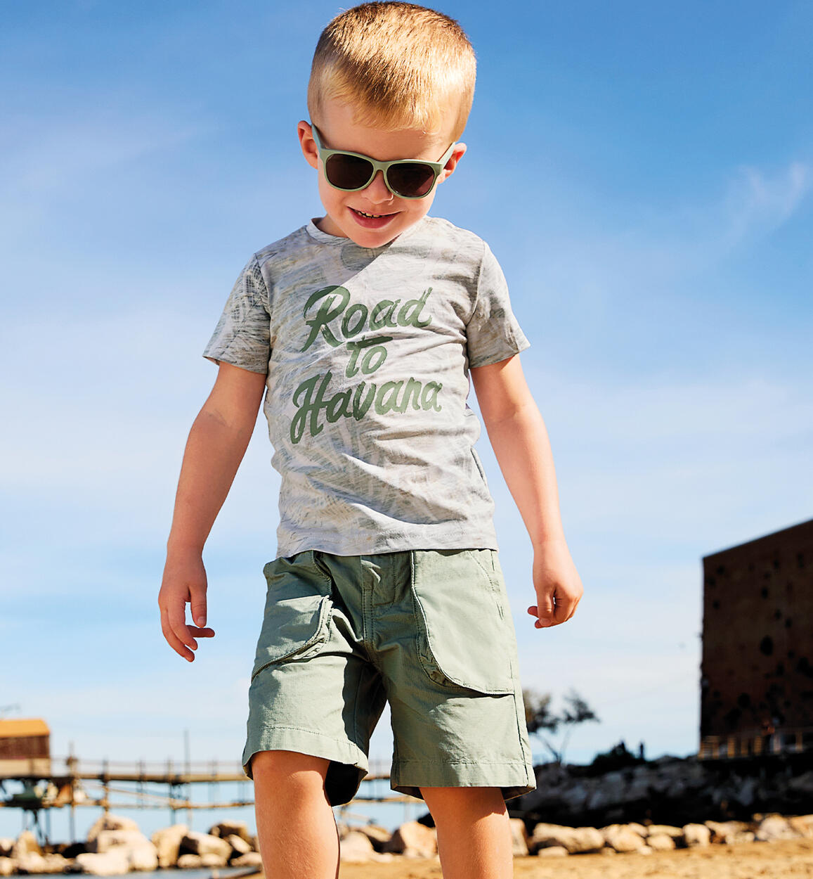T-Shirt per bambino Sarabanda BIANCO Sarabanda