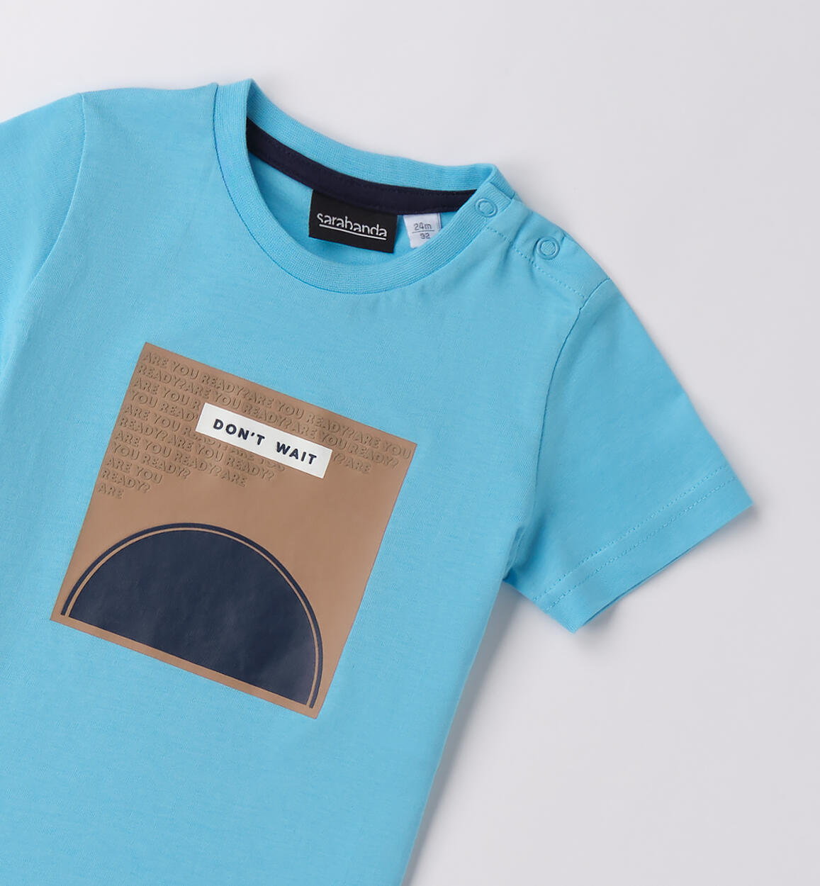 T-shirt per bambino Sarabanda LIGHT BLUE-4064 - 1210B13700