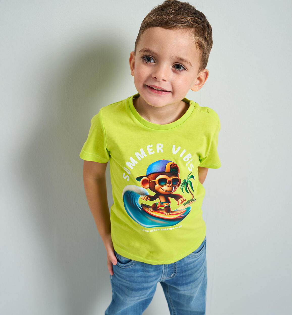 T-shirt per bambino VERDE iDO